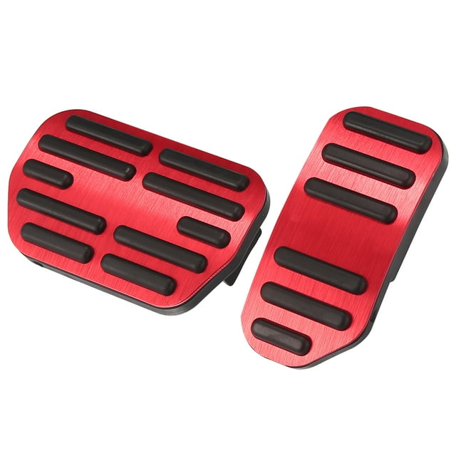 Cubiertas de pedal antideslizante Unique Bargains Rojo para coche