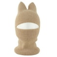 thumbnail image 1 of Face Mask for Sun Protection, Kids' Winter Warm Knit Mask and Ear Cover Cap, 1 of 5