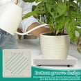 thumbnail image 2 of 2Pcs Planter Caddy with Wheels Square Rolling Planter Stand Heavy Duty Planter Roller Tray 360° Rolling Planter Dolly Practical Rolling Planter Base for Indoor Planter Pots, 2 of 10