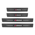 thumbnail image 3 of pegatinas de carbono para umbral de puerta de coche para Peugeot 206, 207, 208, 306, 307, 308, 406, 408, 2008, 5008, tiras protectoras de carbono, 3 of 5