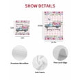 thumbnail image 7 of Spring Kitchen Dish Towels for Drying Dishes Set of 4, Truck Botanical Rose Leaves Butterfly Pink Lattice Waffle Weave Microfiber Hand Tea Bathroom Towels Quick Dry & Absorbent Towel 15.7x23.6, 7 of 7