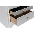 thumbnail image 4 of Chic White Wood 4 Piece Bedroom Set with Full Size Platform Bed, 4 of 5