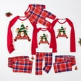 thumbnail image 5 of Odeerbi Matching Family Christmas Pajamas Sets Xmas Family Home Wear Sets 2025 Casual Printed Top with Bottom Outfits Loungewear Sleepwear Jammies for Mom, 5 of 9
