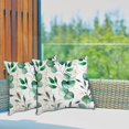 thumbnail image 5 of GZHJMY Decorative Throw Pillow Covers Set of 2, Golden Eucalyptus Leaves Soft Pillow Cases, Square Cushion Cases Pillowcases for Sofa Bed Couch Car Home 20"x20" Home Decor, 5 of 5