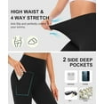 thumbnail image 5 of NEIRID 3 Pack Leggings with Pockets for Women,High Waisted Tummy Control Workout Yoga Pants, 5 of 6