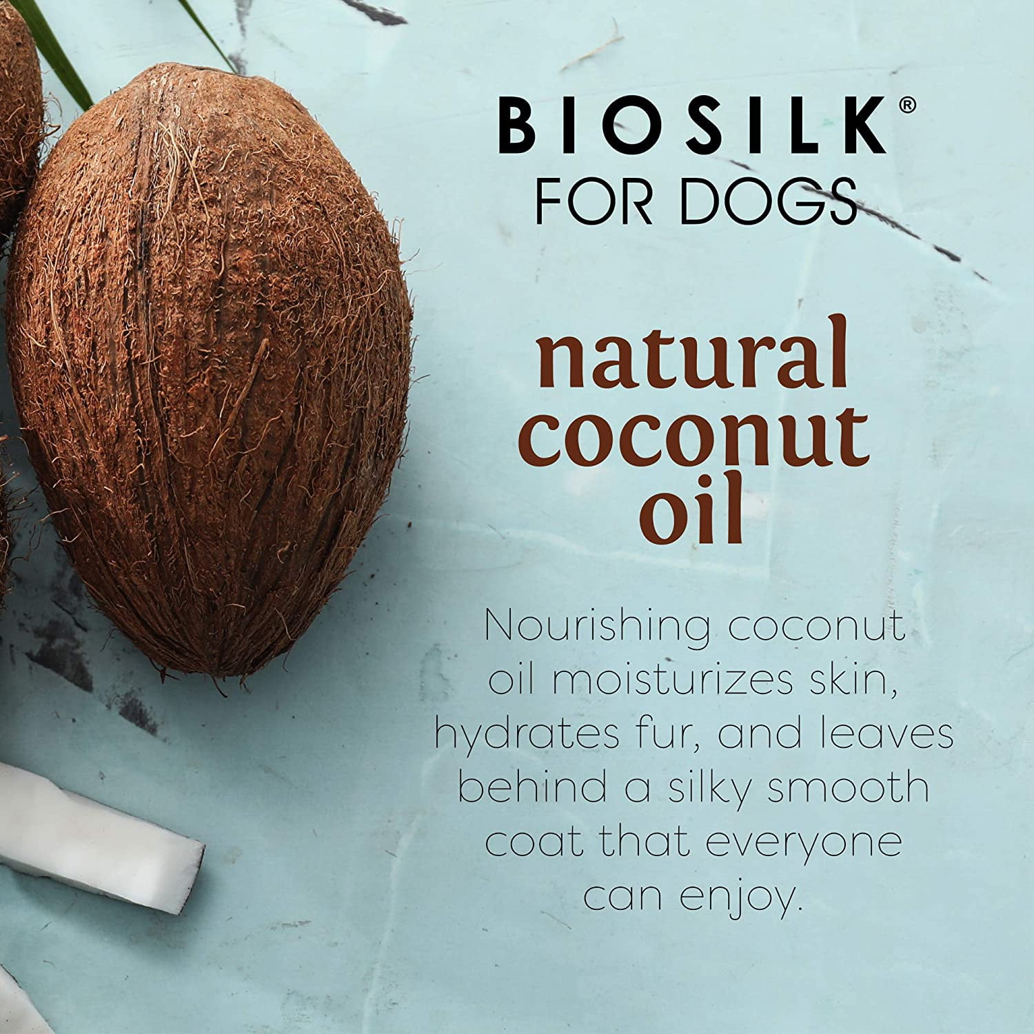 BioSilk Silk Therapy Conditioner for Dogs with Natural Coconut Oil, 12 Ounces