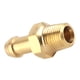 thumbnail image 4 of Carcasa del compresor del turbocompresor, accesorio para manguera con boquilla de refuerzo de latón, 1/8 pulgadas, 27 NPT, dorado, 4 of 5