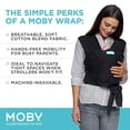thumbnail image 2 of Portabebés Moby Wrap Clásico para recién nacidos y bebés, 2 of 3