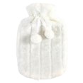 thumbnail image 1 of 2L Removable Hot Water Bottle Bag Plush Cover Protective Case Heat Preservation, 1 of 4