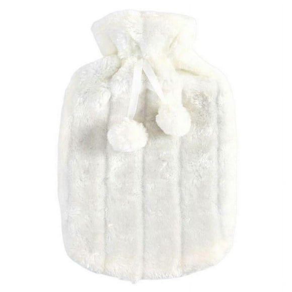 2L Removable Hot Water Bottle Bag Plush Cover Protective Case Heat Preservation