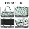 thumbnail image 4 of Large Capacity Tote Bag,Green Christmas Tree Pattern Handbag Fashion Luxury Tote Bag,15.7"x13"x 5.1" Inches,Laptop Compatible, 4 of 6