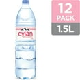 thumbnail image 2 of evian Natural Spring Drinking Water, 1.5 L, 12 Pack Bottles, 2 of 12