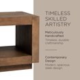 thumbnail image 4 of Maven Lane Artemis Contemporary Wooden Side Table in Refined Brown Finish, 4 of 6