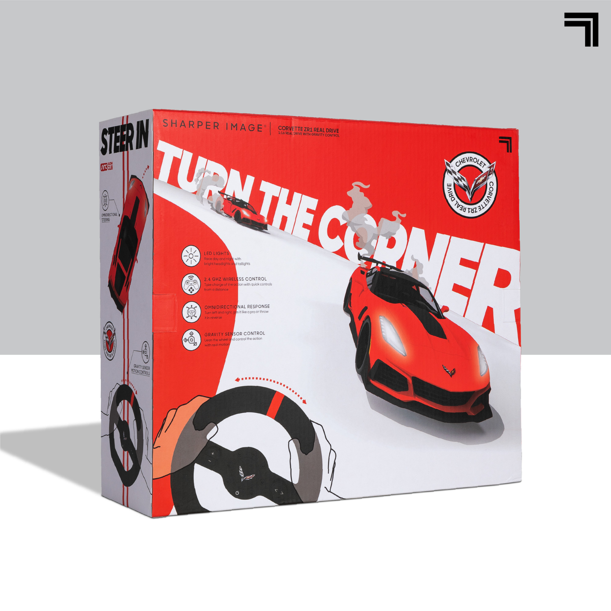 Buy Sharper Image Toy RC Corvette ZR1 Real Drive Gravity Sensor Remote