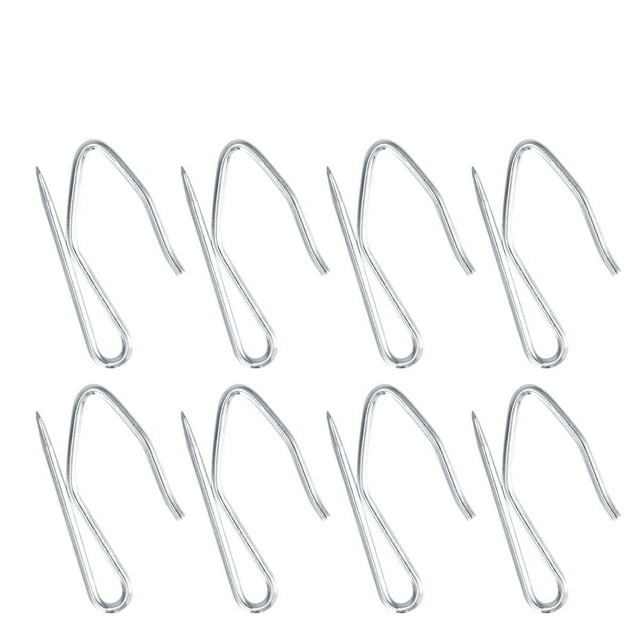 SHISUYAN 100Pcs S Shaped Iron Hooks for Drapes Homeowners Bathroom Use and Windows