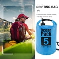 thumbnail image 3 of Saco Impermeable FLhrweasw para Natación Kayak Barco Trekking 5L Azul Cielo, 3 of 9