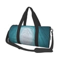 thumbnail image 1 of ZICANCN Hatching Blue Lighting Travel Duffle Bag, Sports Tote Gym Bag Weekenders Bags for Women Men, 1 of 8