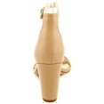 thumbnail image 5 of INC Womens Beige Adjustable Ankle Strap Kivah Round Toe Block Heel Buckle Dress Sandals Shoes 9 M, 5 of 5