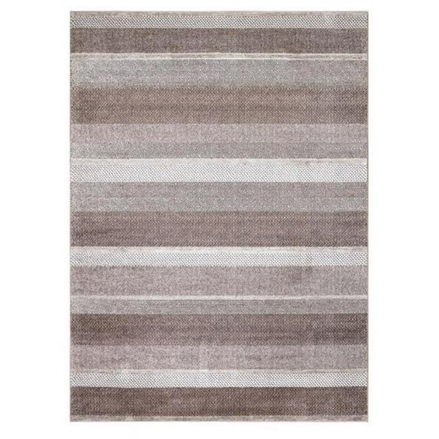 7 x 9 ft. Toscano Stripe Area Rug, Brown