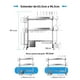 thumbnail image 2 of Escurridor de Trastes Acero Inoxidable 3 Niveles, Escurridor de Trastes sobre Fregadero, Largo Ajustable Entre 63 y 96cm, Grande Estante de Almacenamiento de Cocina Multifuncional, 2 of 7