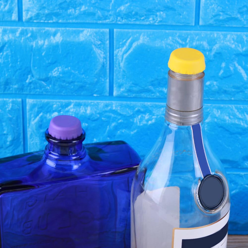 6pcs Beer Bottle Cap Silicone Colorful Leak Free Wine Bottle Sealer Stopper 
