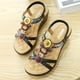 thumbnail image 4 of Zapatos Verano Con Cuentas Sandalias Cuña para Mujer Cómodas Antideslizantes Fiestas Y, 4 of 9