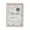thumbnail image 1 of DesignOvation Saltana 5" x 7" Braided Silver Tabletop Picture Frame, 1 of 10