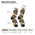 thumbnail image 2 of Logiee Mouse Cheese Print Adult Socks for Men & Women,Calf Socks, Ankle Socks,Boots Socks,Breathable Casual Sock,Unisex Crew Socks, 2 of 6
