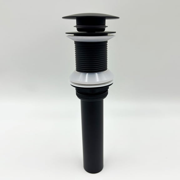 Vessel Sink Pop-Up Drain Stopper, Bathroom Vanity Sink Drain without Overflow, 304 Stainless Steel