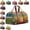 #03, variant on 18in Unisex Boho Quilted Weekender Bag - Large Lightweight Hippie Quilted Duffle, Hippie Bag, Hippie Van Quilted Duffle Bag, Quilted Weekender Bag, Carry-on for Gym Yoga Weekend Trips (#06)