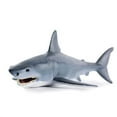thumbnail image 1 of Lindbes Jouet en Peluche Requin Blanc en Solde - Jouet en Peluche Requin Blanc Long Réaliste Super Doux Animaux Marins Réalistes Créatures Modèle de Requins Collection Cadeau, 1 of 2