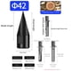 thumbnail image 2 of Broca Para Dividir Madera De 42 Mm Con Adaptador De 3 Tamaños Diferentes Herramienta Para Dividir Madera De Alta Eficiencia Antideslizante Para Granja Camping Al Aire Libre Yuarrent TO005536-01, 2 of 7