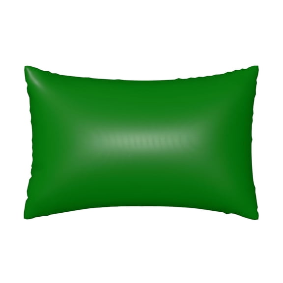 Silk Pillow Case for Hair And Skin Queen - dark-green Cooling Sleep Throw Pillow Covers Standard Size 20x30in, comfort Satin Pillowcase with Zipper for Women Men