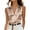 Beige, variant on Women's Satin Sleeveless Blouse Business Casual Collared V Neck Shirts Elegant Office Date Night Summer Top Gray 3XL