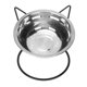 thumbnail image 5 of Cuencos De Comida Para Gatos, Cuencos Elevados De Acero Inoxidable Para Mascotas Que Ayudan Con La Digestión Sin Aceite Para Gatos, 5 of 8