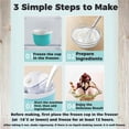 thumbnail image 4 of Small Home Mini Ice Cream Maker, DIY Personal Gelato & Sorbet ,Dessert Maker for Kitchen & Family, 4 of 8