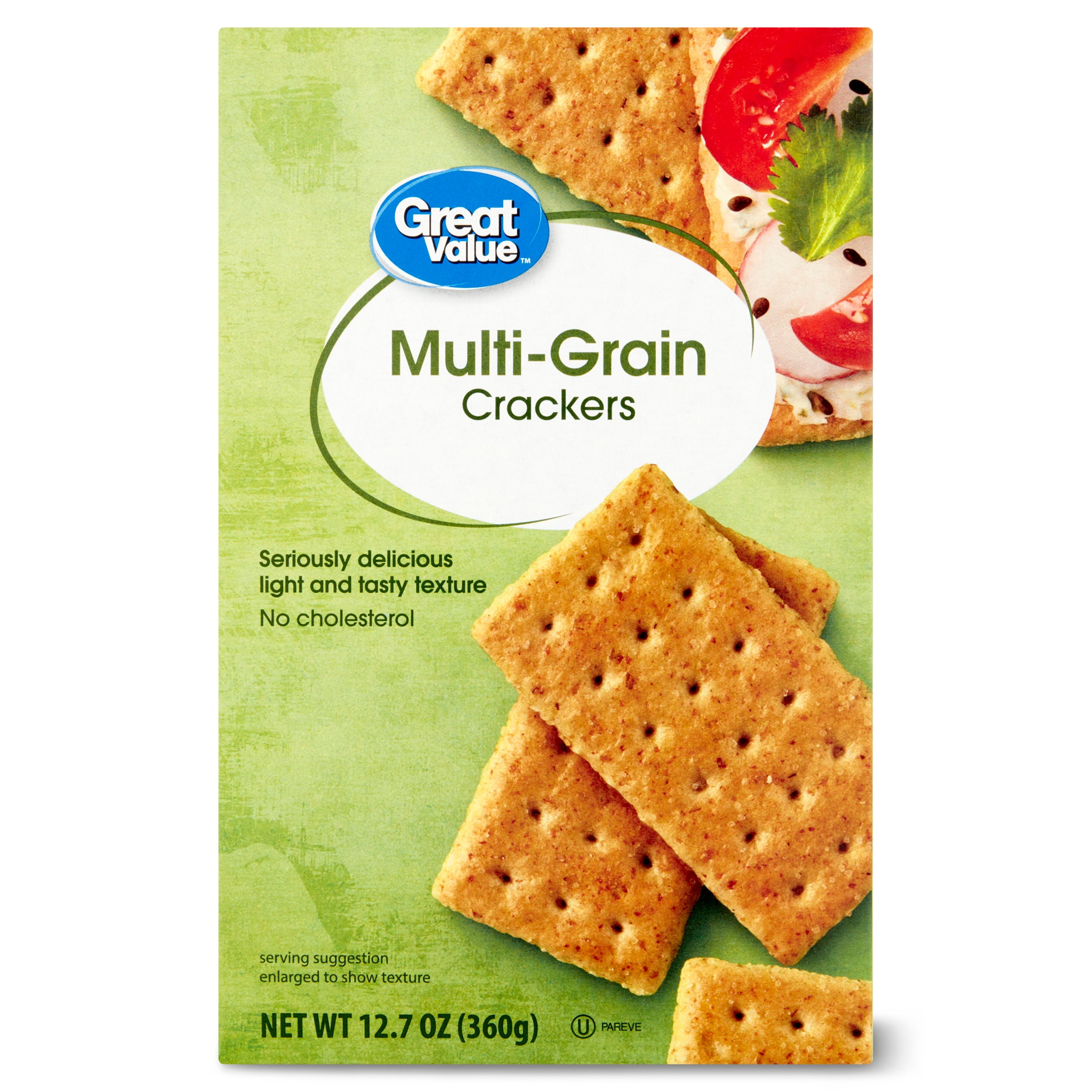 Great Value MultiGrain Crackers, 12.7 oz