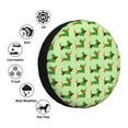 thumbnail image 4 of Gaeub dogs St Patrick's Day Print 14-17in Tire Cover, Spare Tire Cover, for Camper Caravan, Trailer, Car, Truck, SUV, Jeep-17 inch, 4 of 6