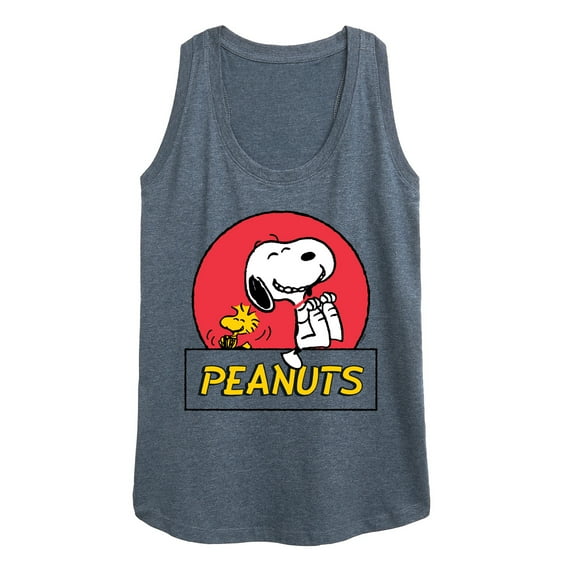 Peanuts - Snoopy Woodstock Circle - Women's Racerback Tank Top