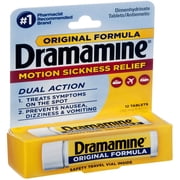 Dramamineriginal Motion Sickeness, Chews, 12 CT (Pack of 6)