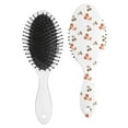 thumbnail image 2 of Cherry Hair Brush, Cute Red Cherry Pattern Detangling Paddle Brush, Sweet Fruit Design, Cherry Lover Aesthetic, Soft Bristle Brush for Smooth Styling, 2 of 7