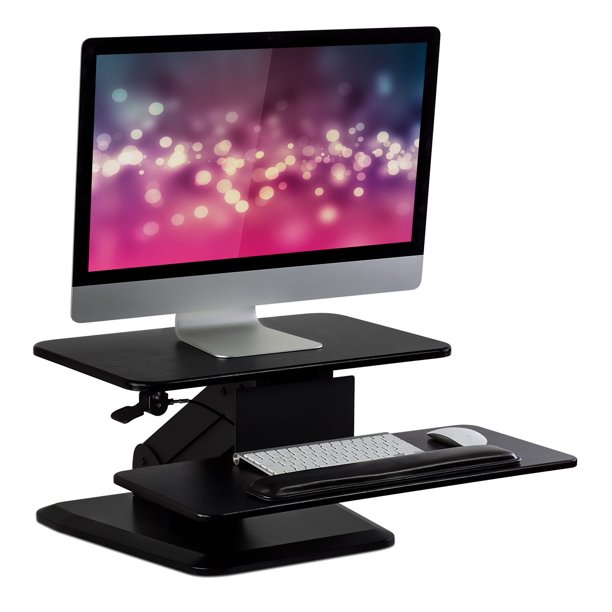 MountIt! Standing Desk Converter, Height Adjustable Tabletop Standing