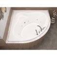 thumbnail image 2 of Alexandria 85 in. x 67 in. Corner Air and Whirlpool Jetted Bathtub with Right Drain in White, 2 of 10