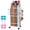 White, variant on Black Vertical Wrapping Paper Storage Utility Cart with Adjustable Rods