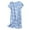 Blue, variant on beishanbush Christmas Clearance Nightgowns for Women Cotton Sleep Shirts Womens Short Sleeves Print Night Shirts Soft Sleepwear