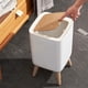 thumbnail image 5 of Cubo de la basura,mini bote de basura cubo de almacenamiento cesta de basura,papelera de mesa Papelera Papelera 10L,mini papelera papelera cocina baño,Papeleras gran capacidad encimera,Mini, 5 of 9