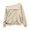 A-Khaki, variant on Girls' Off the Shoulder Sweatshirt Oversized Pullovers Fall Winter Casual Lightweight Solid For Everyday Wear Sweatshirts I-Light Gray 11-12 Years