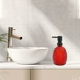 thumbnail image 2 of Unique Bargains 1 Pc Pineapple-shaped Soap Dispenser 11.84oz Red Black, 2 of 6