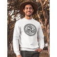 thumbnail image 2 of Round Celtic. Sweatshirt Men -Image by Shutterstock, Male XX-Large, 2 of 4