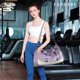 thumbnail image 2 of (Púrpura)Bolso de viaje plegable de nailon para mujer, bolso deportivo para gimnasio, bolso de hombro de gran capacidad para fin de semana, bolso de mano ligero e impermeable, equipaje de mano p, 2 of 5